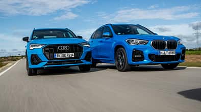 Audi Q3 S Line 45 TFSI Quattro, BMW X1 xDrive 25i M Sport, Exterieur