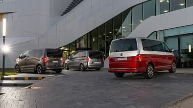 Mercedes V 300 d LANG, Opel Zafira Life M 2.0 D, VW T6.1 Multivan 2.0 TDI, Exterieur