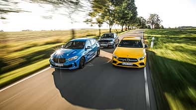 Audi S3, BMW M135i, Mercedes-AMG A 35, Exterieur