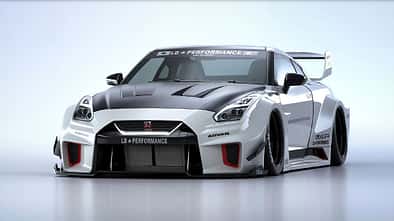 12/2019, Nissan GT-R R35 mit Liberty Walk Bodykit