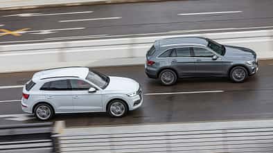 Audi Q5 55 TFSI e Quattro, Mercedes GLC 300 e 4Matic, Exterieur