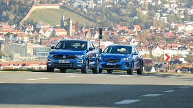 Kia Xceed 1.6 T-GDI, VW T-Roc 2.0 TSI 4 Motion, Exterieur