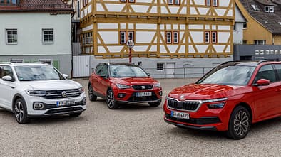 Skoda Kamiq 1.0 TSI, VW T-Cross 1.0 TSI, Seat Arona 1.0 TSI, Exterieur