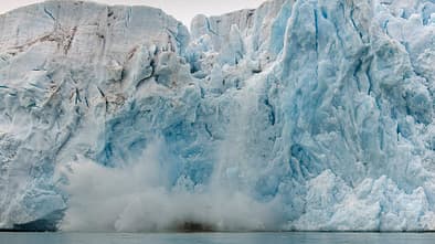 Kalbender Gletscher, Klimawandel