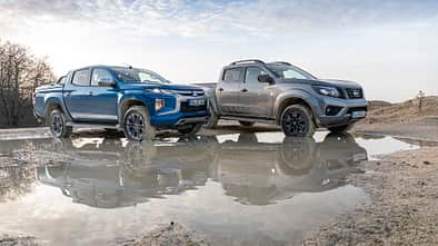 Mitsubishi L200 Doppelkabine 2.2 DI-D 4WD Plus, Nissan Navara Double Cab 2.3 dCi 4x4 N-Guard, Exterieur