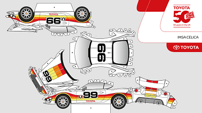 Toyota GT86 Papercraft