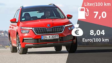 Kosten Alltag Realverbrauch Skoda Kamiq 1.5 TSI Style