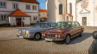 BMW E3 3.0 S, Mercedes W109 300 SEL 3.5, Exterieur
