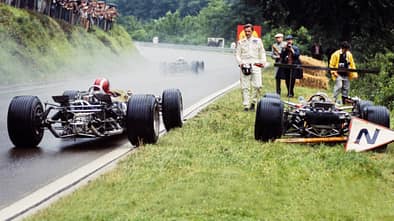 Jo Siffert & Graham Hill - Rouen - Formel 1 - GP Frankreich 1968