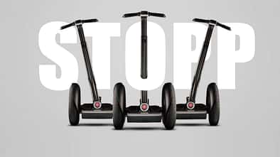 Segway PT Personal Transporter Produktion Stopp