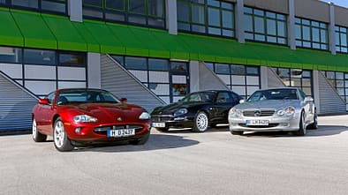 Jaguar XK8 Coupé, Maserati Coupé Cambiocorsa, Mercedes-Benz SL 500, Exterieur