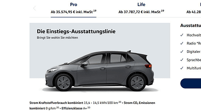 VW ID. 3 Konfigurator