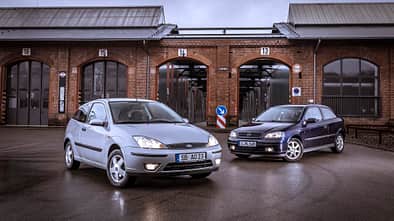 Opel Astra 1.6, Ford Focus 1.6 16V, Exterieur