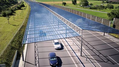 Solarautobahn Solardach