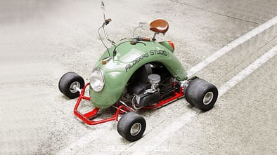 08/2020, Go Kart aus VW Käfer Kotflügel