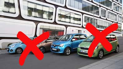 Hyundai i10, Peugeot 108, Renault Twingo, Skoda Citigo