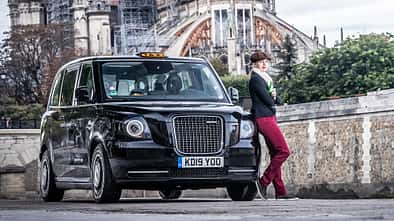 Mit dem London Taxi in Paris
