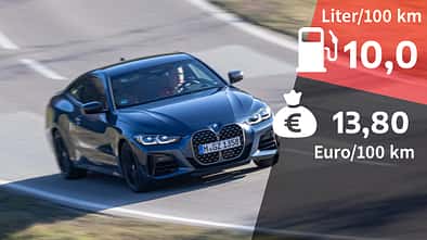 BMW M440i xDrive Coupé, Kosten und Realverbrauch
