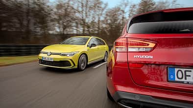 Hyundai i30 Kombi gegen VW Golf Variant, ams 0221 Vergleichstest 