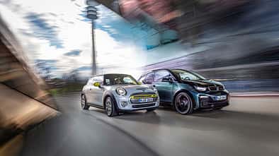 BMW i3s, Mini Cooper SE TRIM Xlams 0321 Vergleichstest