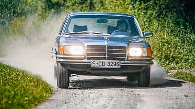 75 Jahre AMS 11.02.2021 Mercedes 450 SEL.