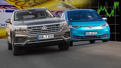 VW ID.3 Elektroauto Touareg V8 Diesel Preiserhöhung Collage