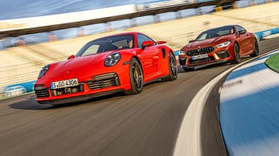 BMW M8 Competition, Porsche 911 Turbo, Exterieur