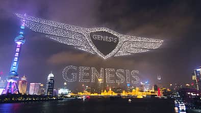 04/2021, Genesis Launch China Drohnenshow