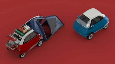Microlino Camper, Rendering, Studie, Ozan Kay?kc? Microlino Camper