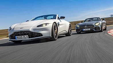 Aston Martin Vantage Roadster, Mercedes-AMG GT Roadster, Exterieur