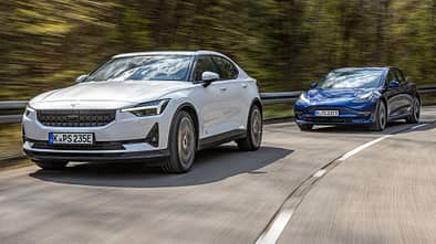 Polestar 2, Tesla Model 3, Exterieur
