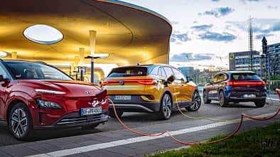 Hyundai Kona Elektro, Mercedes EQA, VW ID.4