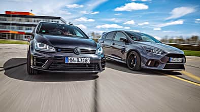 Ford Focus RS, VW Golf R, Exterieur