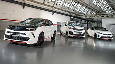 Weiße Flotte von Irmscher auf Opel-Basis