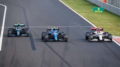 Vettel - Ocon - Giovinazzi - GP Ungarn 2021 - Budapest - Rennen 