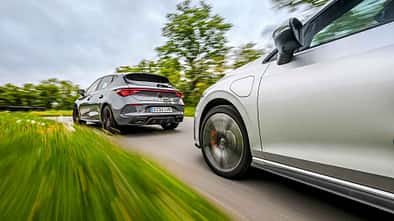 Cupra Leon VZ e-Hybrid, VW Golf GTE