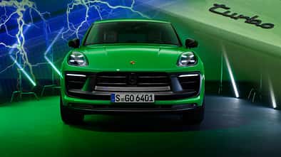 Porsche Macan 2021 Elektro Turbo Collage Aufmacher
