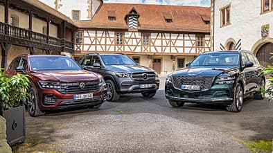 Genesis GV80, Mercedes GLE, VW Touareg, Exterieur