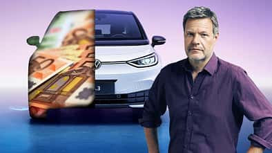 Robert Habeck Elektroauto Prämie Förderung halbieren Collage