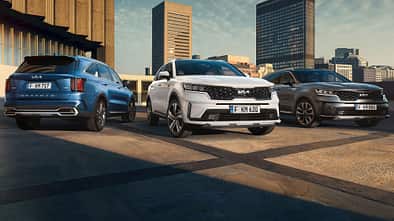 Kia Sorento Modelljahr 2022 neues Logo