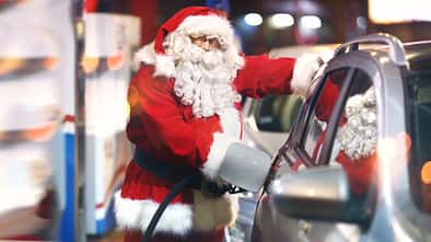 Tanken Weihnachten Nikolaus