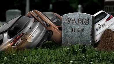 Vans Familienautos Friedhof Produktion Ende