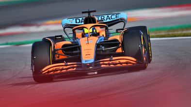 Lando Norris - McLaren - Formel 1 - Test - Barcelona 2022 - 23. Februar 2022