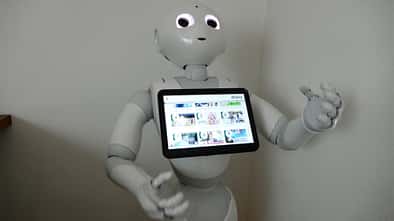 03/2022_Pepper Roboter Fahrschule
