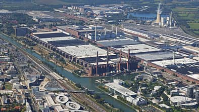 VW Werk Wolfsburg Luftaufnahme (2022)