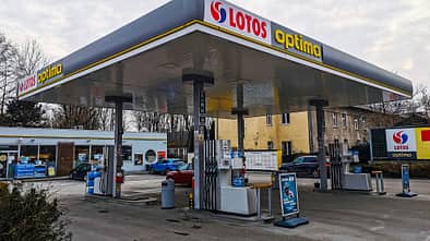 Polen Tankstelle