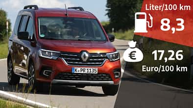 03/2022, Kosten und Realverbrauch Renault Kangoo TCe 130 Intens