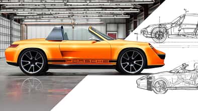 Porsche 914 Boxster Umbau Projekt Design Render