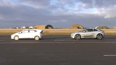 EuroNCAP Test Assistenzsysteme 2022 Jaguar I-Pace
