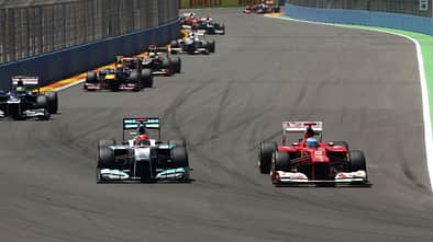 GP Europa 2012 Valencia - Michael Schumacher - Mercedes - Fernando Alonso - Ferrari